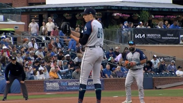 Blubaugh fans nine batters in season debut
