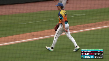 Cam Caminiti records eight strikeouts