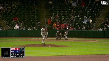 Jaime Barria's fourth strikeout of the game 