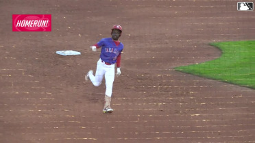 Dasan Brown hits a solo home run to left field 