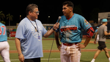 Raider Tello with the game-winning hit on Friday