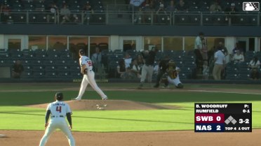 Brandon Woodruff strikes out a pair
