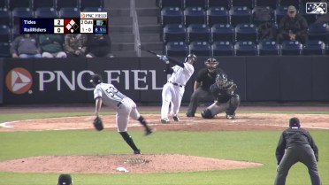 Elijah Dunham hits a two-run single