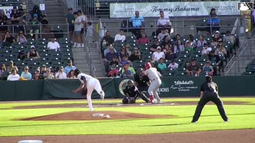 Eury Pérez gets two strikeouts