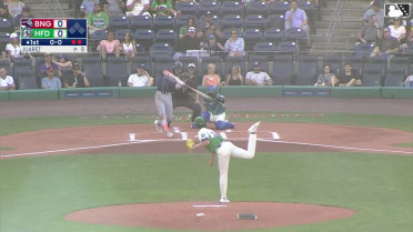 Carson Benge's first Double-A homer