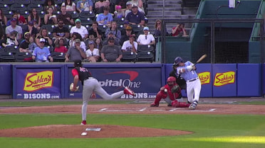Riley Tirotta's hits a sac fly RBI