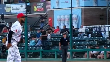 Denny Larrondo's eight strikeouts in hitless outing