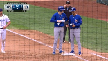 Owen Caissie's three-hit game