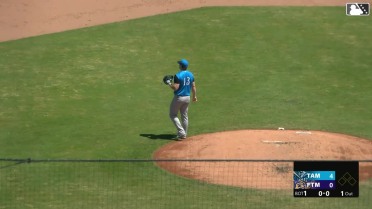 Gage Ziehl's first professional strikeout