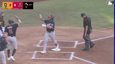 Athletics No. 2 prospect Colby Thomas' three-run HR
