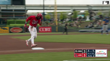 Francisco Urbaez hits first home run of the season