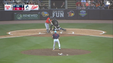 C.J. Kayfus lofts his 11th homer of the season