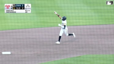 Christian Moore's first Triple-A home run