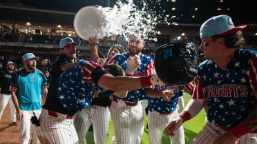 Montgomery Delivers in Walk-Off Win for the Knights