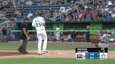 Brock Wilken's 18th home run for Double-A Bilxoi