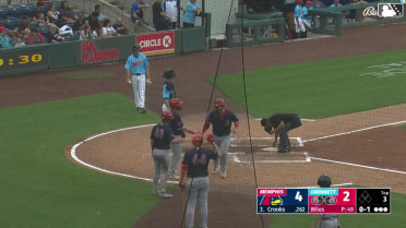 Crooks belts his seventh homer of the year