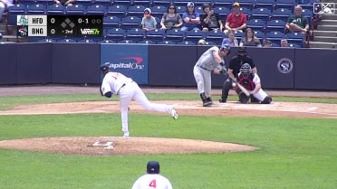 Rockies No. 3 prospect Drew Romo leaves the yard