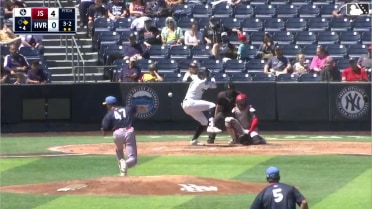 Alex McFarlane records his sixth strikeout
