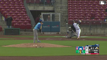 Brandon Winokur's first homer of the season