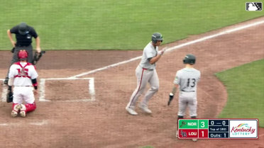 Samuel Basallo's three-run homer