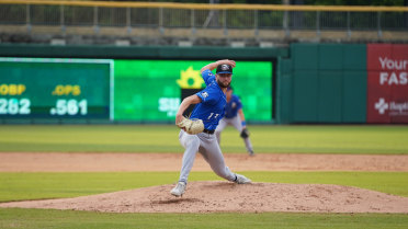 Kuehner, Shuckers Flirt with No-Hitter in 6-3 Win over Biscuits