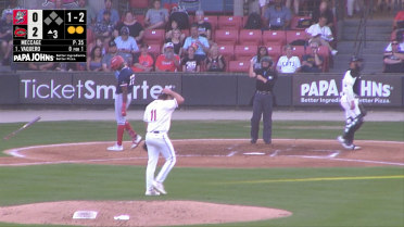 Bryce Meccage's two strikeouts in pro debut