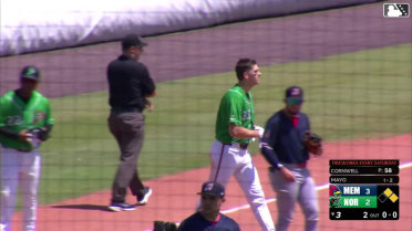 Coby Mayo's two-run triple