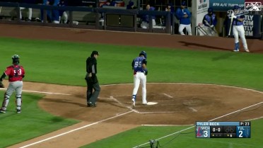 Jose Ramos crushes a solo home run to left field