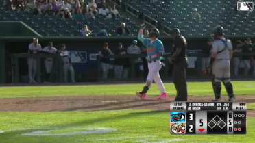 Tommy White's solo home run