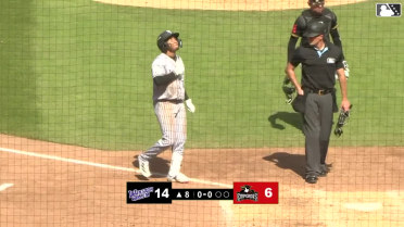 Jeral Perez's first homer of the year