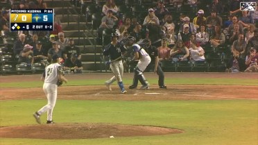 Ben Kudrna collects his sixth K of the game