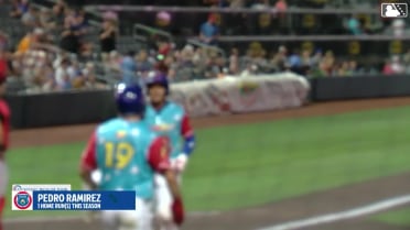 Pedro Ramirez drills a three-run homer