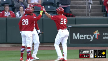 JJ Wetherholt 's three-hit performance