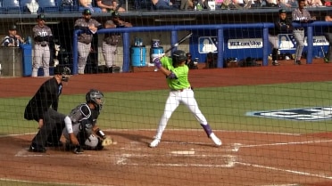Druw Jones collects his first three High-A hits