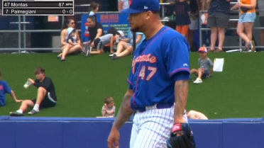Frankie Montas' two strikeouts