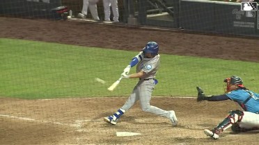 Alex Freeland's three-run homer ties the game