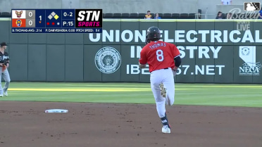 Colby Thomas' ninth home run of the year
