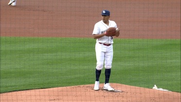 Ranger Suárez strikes out five in first start