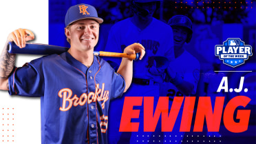 A.J. Ewing Named South Atlantic League Player of the Week