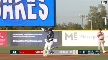 Eduardo Quintero's leadoff home run