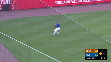 Steward Berroa's throw to home