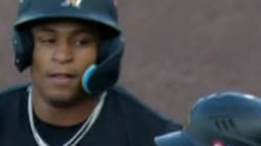 Christian Moore puts together a three-hit game