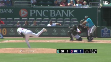 Marlins right-hander Janson Junk notches his 10th K