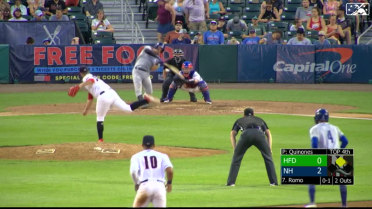 Drew Romo hits his seventh home run of the season