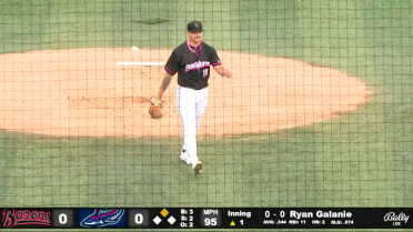 Robby Snelling strikes out eight