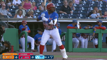 Aroon Escobar's five hit night