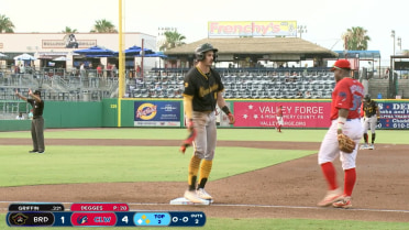 Konnor Griffin collects a pair of hits and RBI