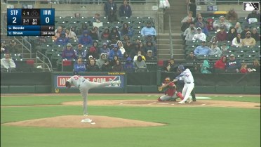 Matt Shaw's leadoff home run