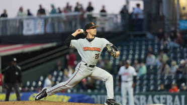 Baysox nearly blank Flying Squirrels to win series opener