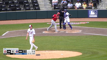 Jaxon Wiggins strikes out eight batters
